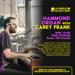 03.18 Hammond Organ with Carey Frank