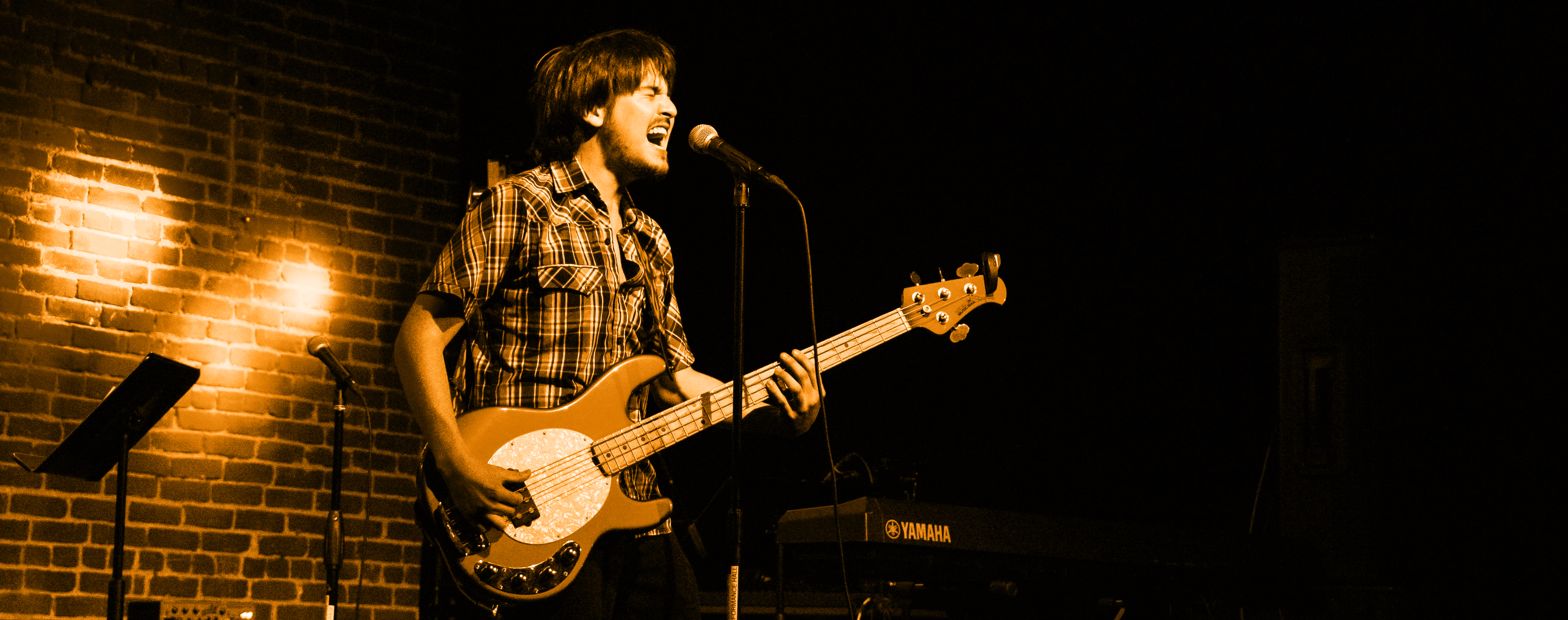 Hassan on bass