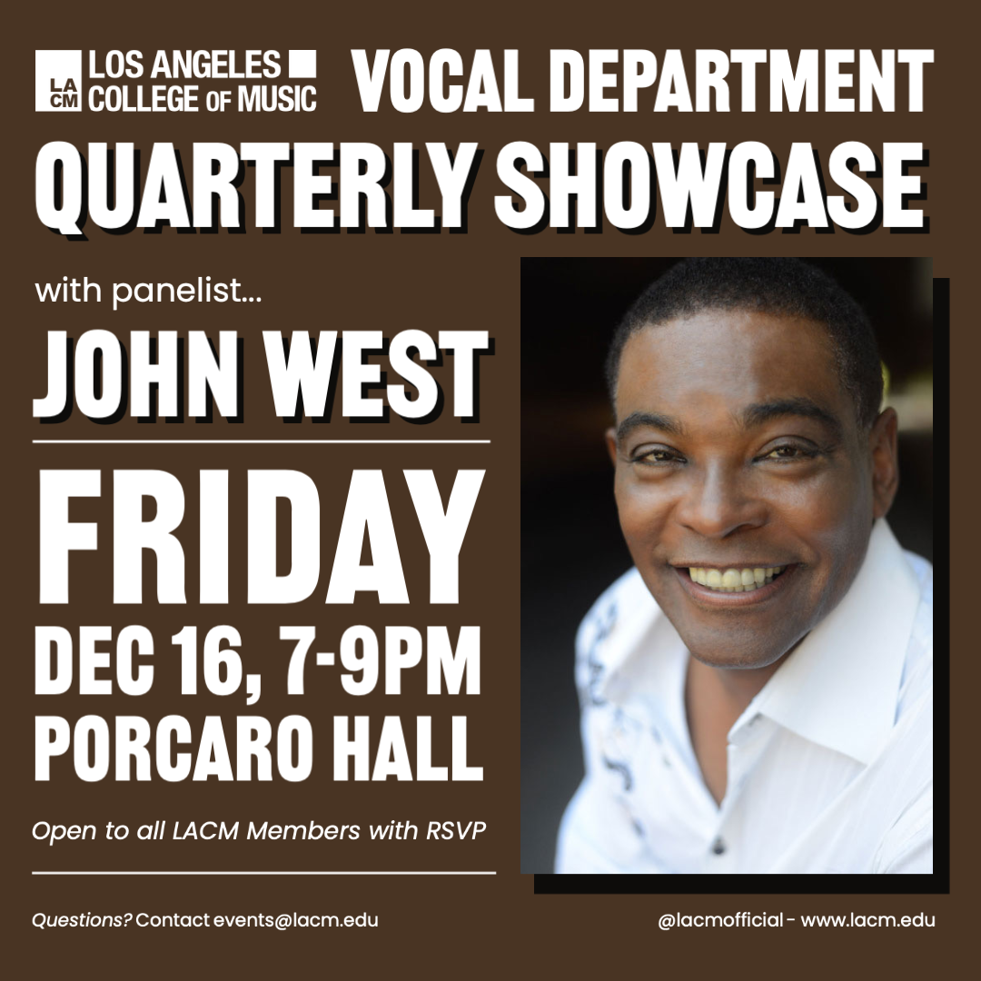 12.16 Vocal Dept. Quarterly Showcase