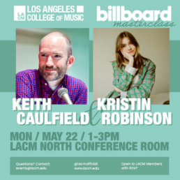 5.22 Billboard Masterclass with Keith & Kristin