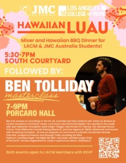 5.24 Hawaiian Luau & Ben Tolliday Masterclass