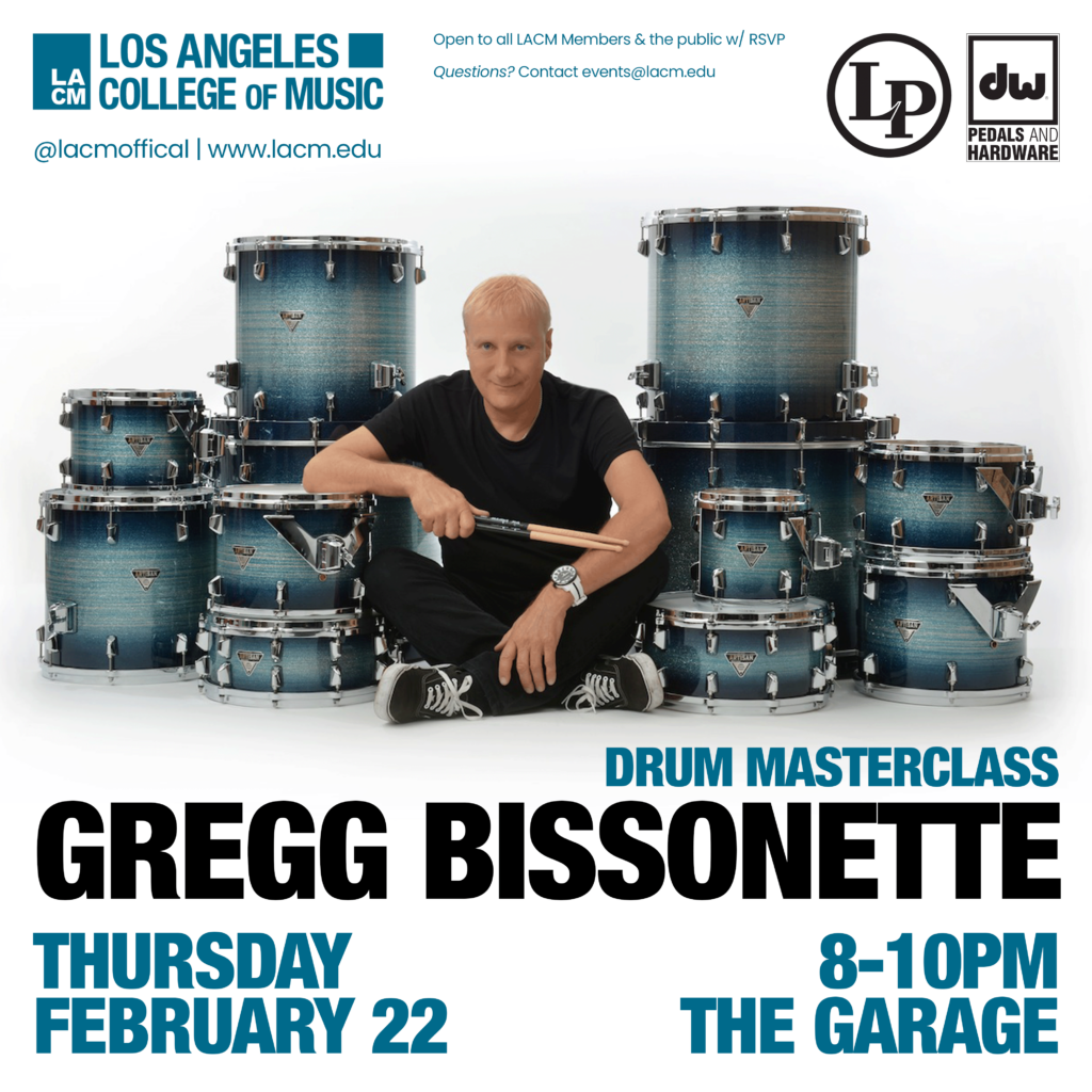 Gregg Bissonette Drum Masterclass 2/22 - LACM