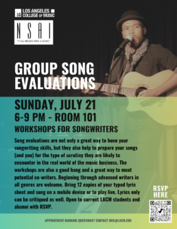 NSAI Workshop for songwriters