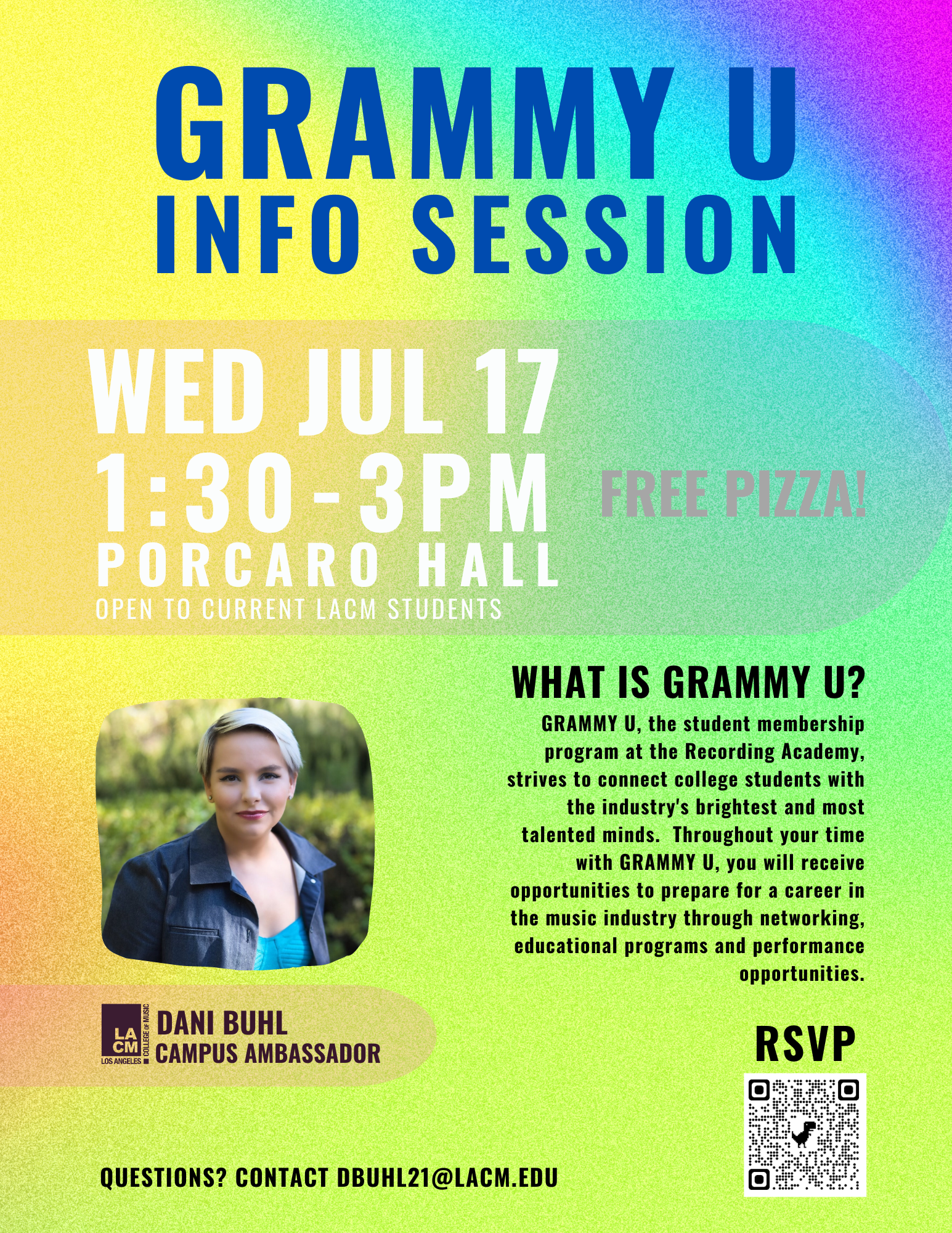 Grammy U Info Session SU24