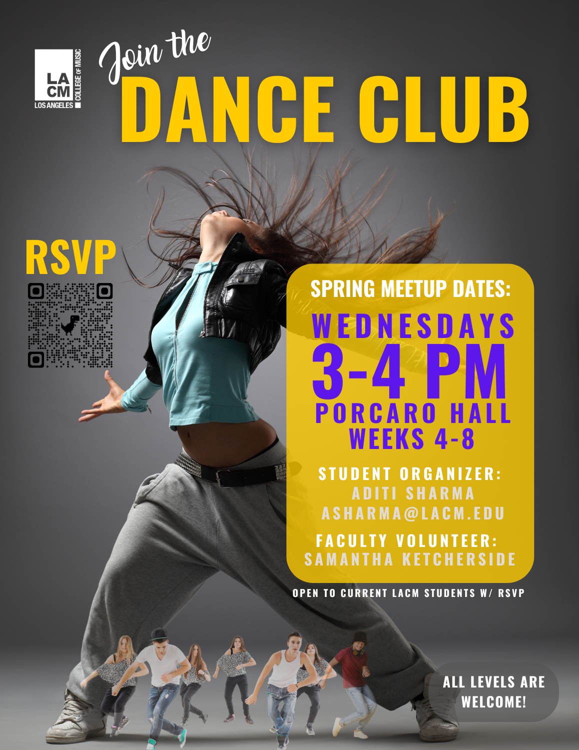 DANCE CLUB Flyer SP25 WKS 4-8