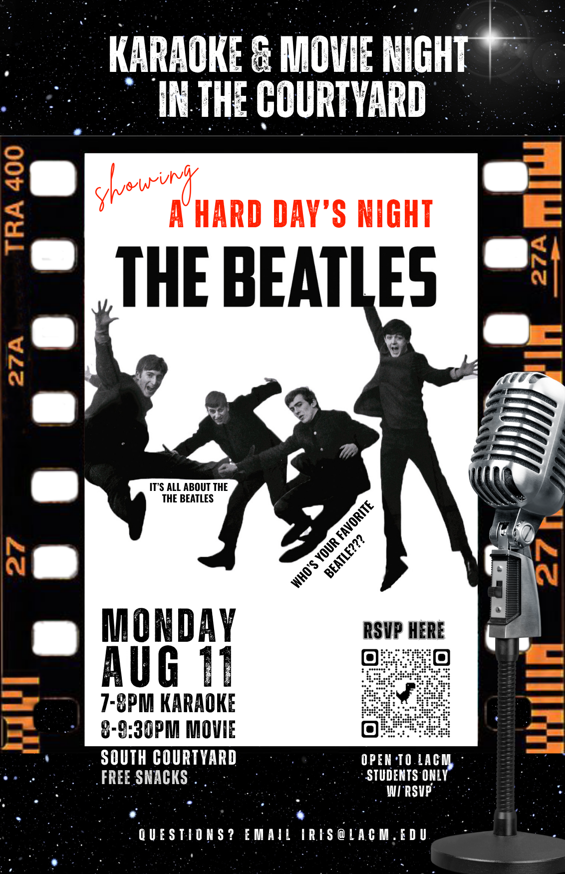 Karaoke & Movie Night - The Beatles