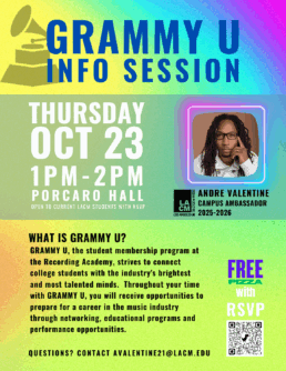 Grammy U Info Sessions