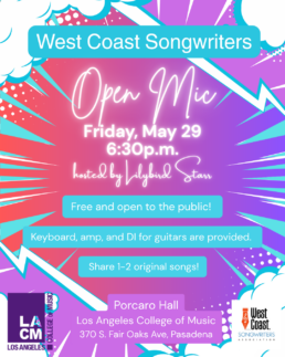 WCS Open Mic May 29